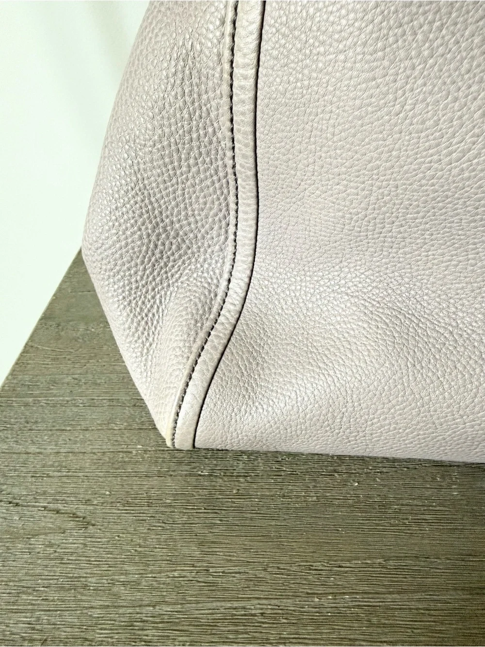 Gucci Soho Tote Taupe Pebbled Leather Shoulder Bag